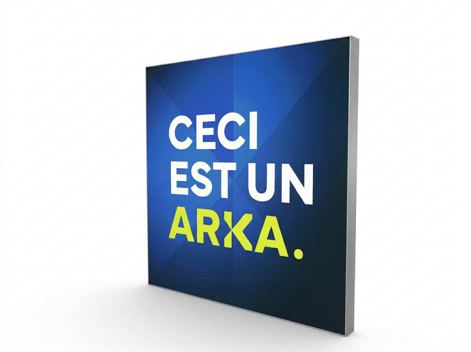 Caisson non lumineux sur mesure ARKA pour signalétique et décoration